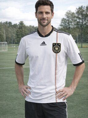 Adidas Germany Mens Soccer Jersey - Large Vintage Climacool